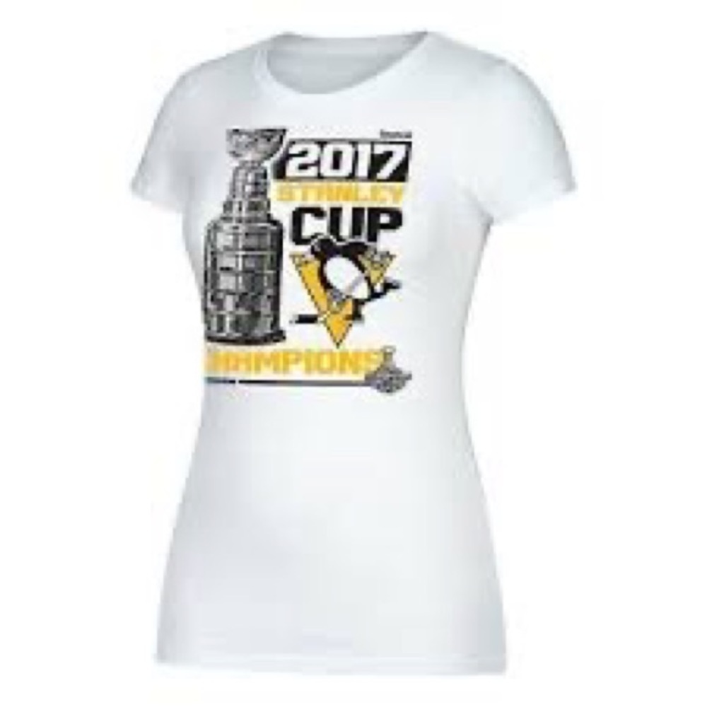 Reebok 2017 Stanley Cup Pittsburgh Penguins tshirt